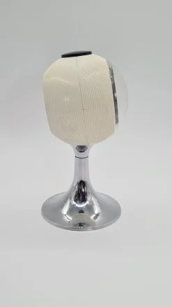 Space Age Wecker aus Verchromtem Stahl, 1970er