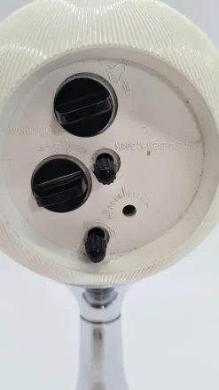 Space Age Wecker aus Verchromtem Stahl, 1970er