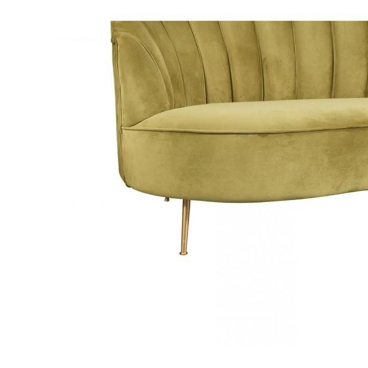 Spanisches Drei-Sitzer Sofa aus grünem Samt von Spanish Manufactory
