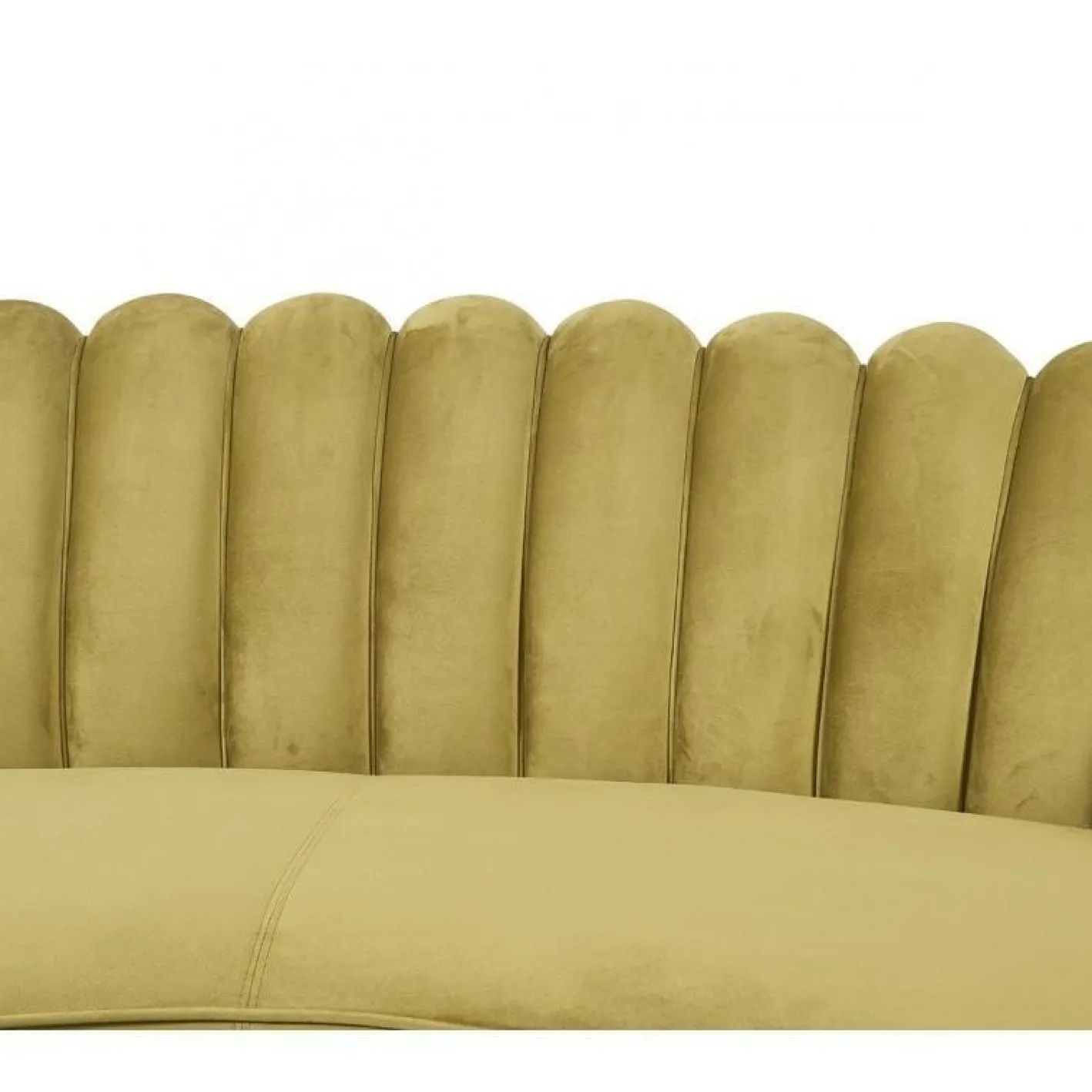 Spanisches Drei-Sitzer Sofa aus grünem Samt von Spanish Manufactory