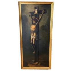 Spanisches Ölgemälde auf Leinwand, 17. Jh