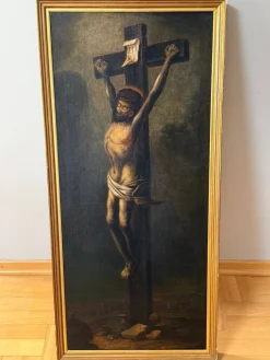 Spanisches Ölgemälde auf Leinwand, 17. Jh
