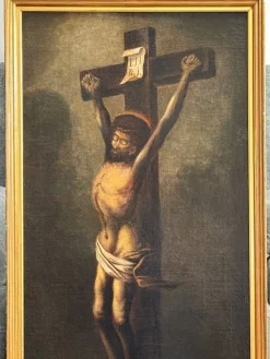 Spanisches Ölgemälde auf Leinwand, 17. Jh