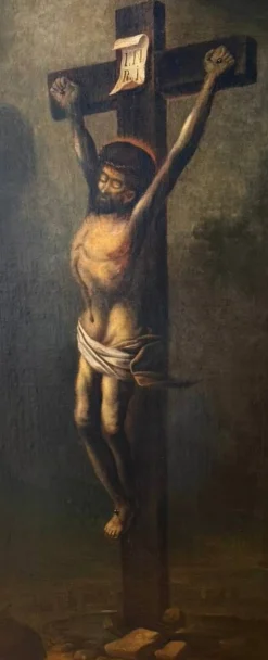 Spanisches Ölgemälde auf Leinwand, 17. Jh