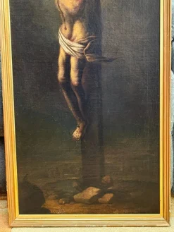 Spanisches Ölgemälde auf Leinwand, 17. Jh