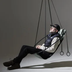 Special Edition Sling Hängender Swing Chair in Salbeigrün von Studio Stirling