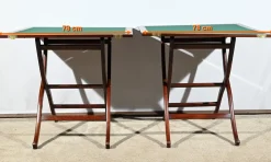 Spieltische aus Mahagoni von HJ Linton, 1920, 2er Set