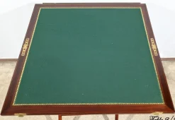 Spieltische aus Mahagoni von HJ Linton, 1920, 2er Set