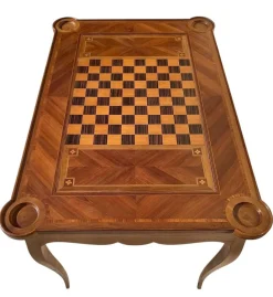 Spieltisch im Louis XV-Stil aus Holz