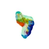 Splatter Abstract Platter #11 Large von Mister Piro