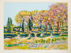 Spring, Öl auf Holz, Gerahmt