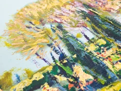 Spring, Öl auf Holz, Gerahmt