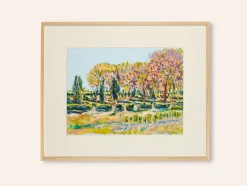 Spring, Öl auf Holz, Gerahmt