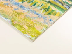 Spring, Öl auf Holz, Gerahmt
