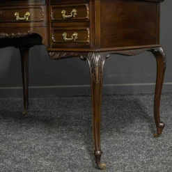 Spätviktorianischer Damen-Schreibtisch aus Mahagoni