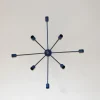 Sputnik 9-armige Wandlampe in Blau von Juanma Lizana