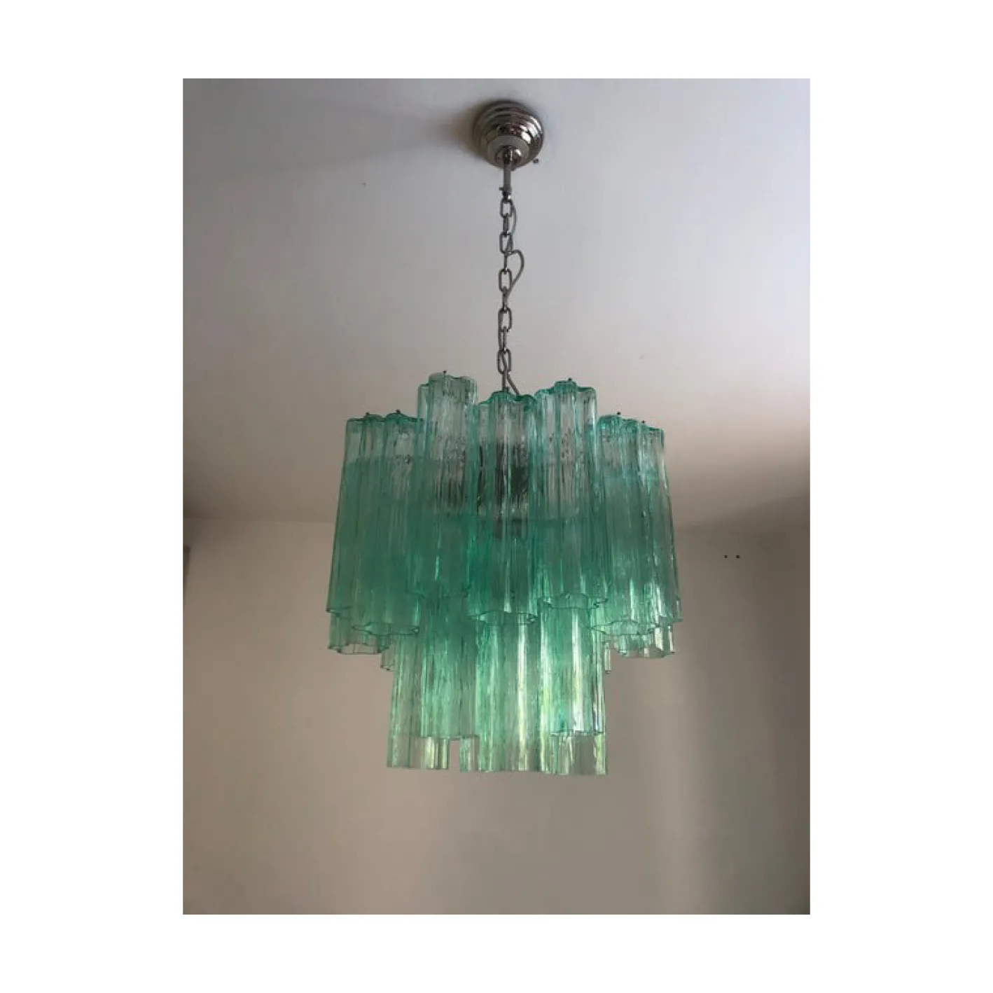 Sputnik Kronleuchter aus Muranoglas von Simoeng, 2er Set