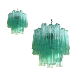 Sputnik Kronleuchter aus Muranoglas von Simoeng, 2er Set