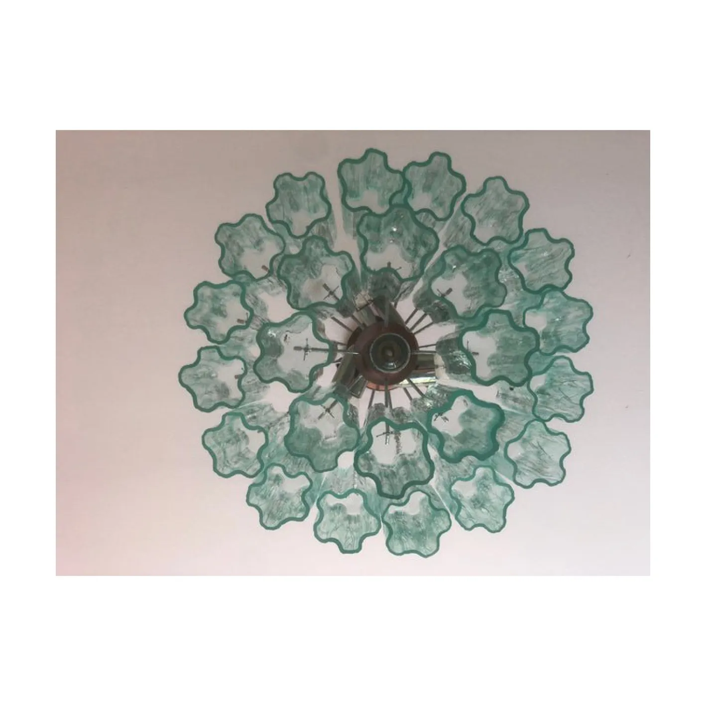 Sputnik Kronleuchter aus Muranoglas von Simoeng, 2er Set