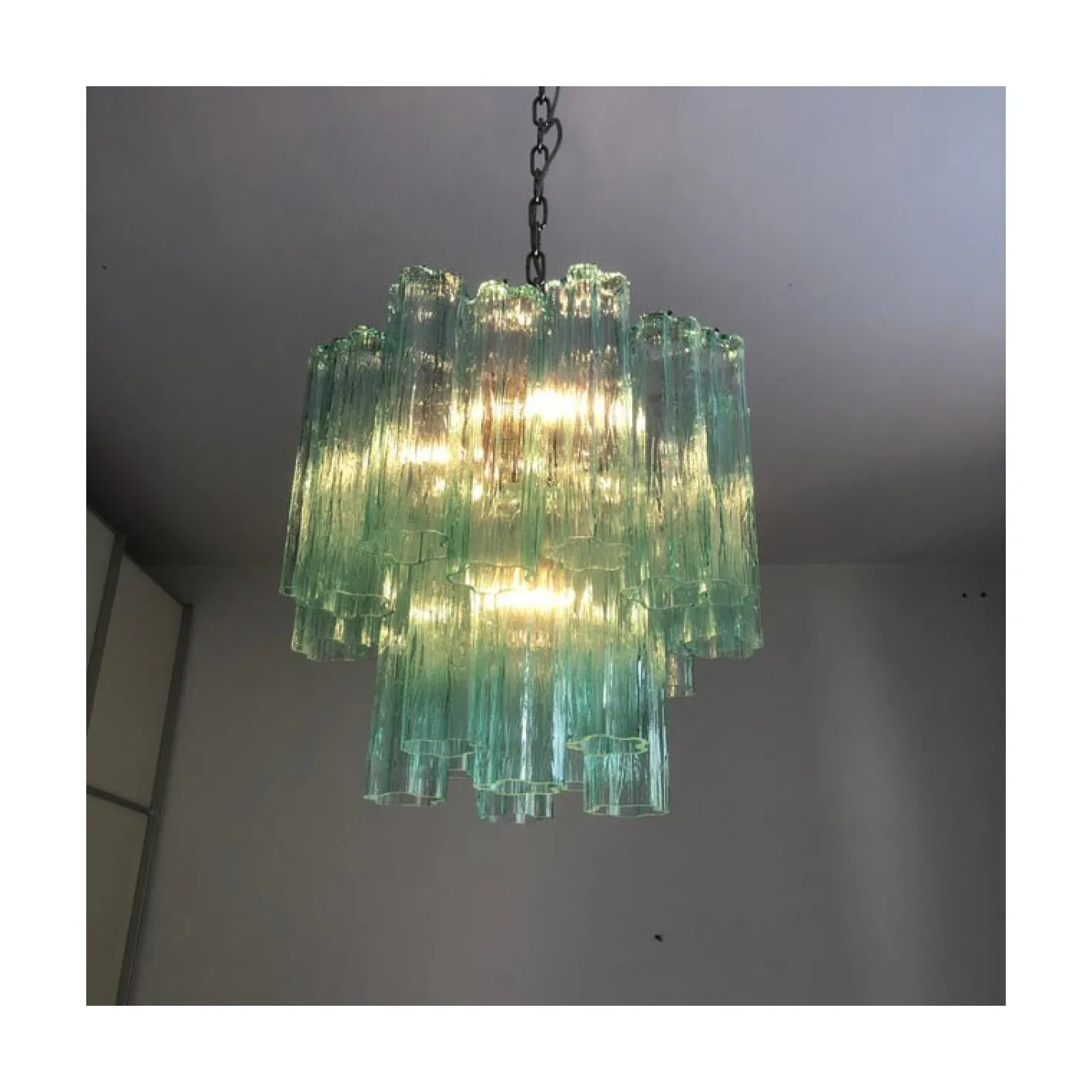 Sputnik Kronleuchter aus Muranoglas von Simoeng, 2er Set