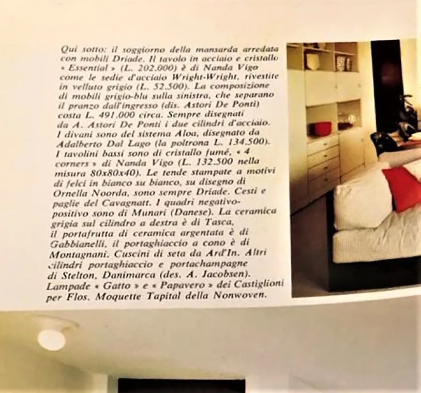 Stahl Säulentisch von Antonia Astori de Ponti für Driade, 1970er