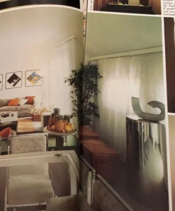 Stahl Säulentisch von Antonia Astori de Ponti für Driade, 1970er