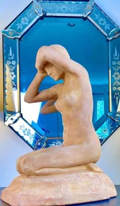 Stanislas Lami, Nackte Frau, Frühes 20. Jh., Terrakotta