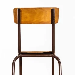 Stapelbare französische Esszimmerstühle von Mullca, 1950er, 6er Set
