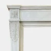 Statuen Kaminsims aus weißem Marmor, 1790