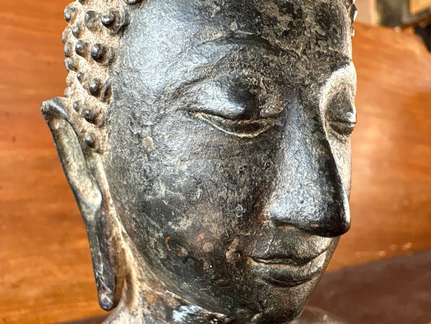 Stehender burmesischer Buddha im Mandalay Stil, frühes 20. Jh