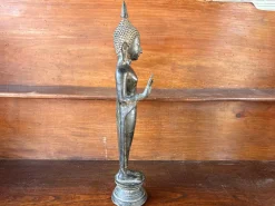 Stehender burmesischer Buddha im Mandalay Stil, frühes 20. Jh