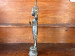 Stehender burmesischer Buddha im Mandalay Stil, frühes 20. Jh