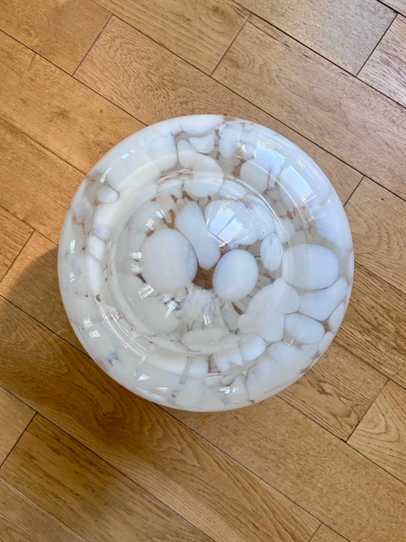 Stehlampe aus Muranoglas von Carlo Nason für Mazzega, 1970er