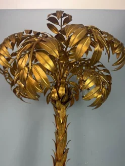Stehlampe aus Palmen von Hans Kögl, 1970er