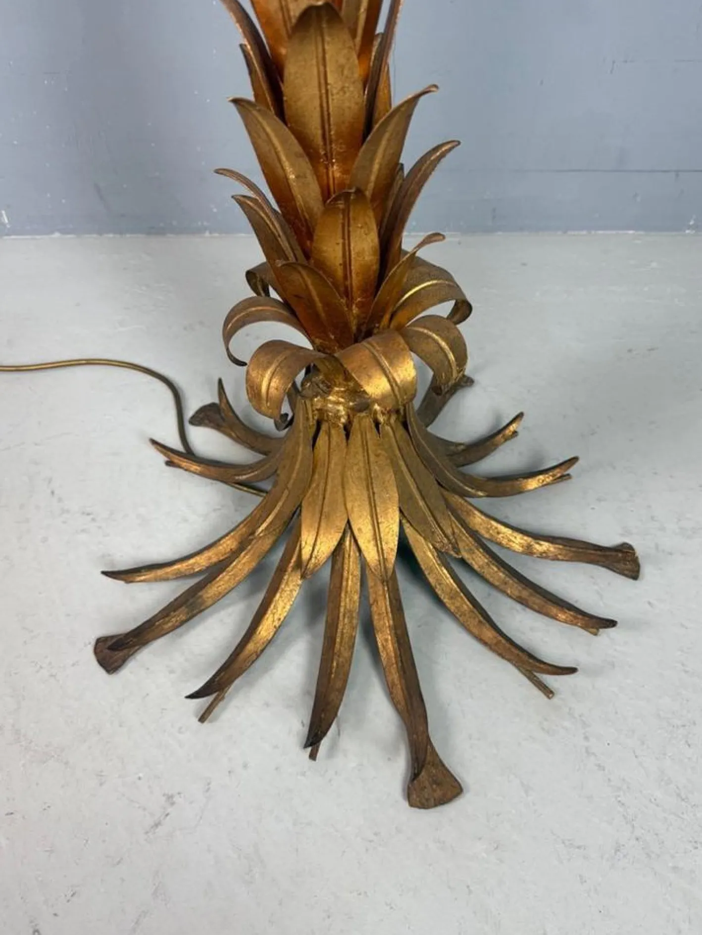 Stehlampe aus Palmen von Hans Kögl, 1970er