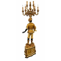 Stehlampe mit 6 Leuchten von Moretto Veneziano, 1980er