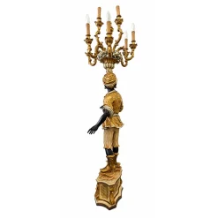 Stehlampe mit 6 Leuchten von Moretto Veneziano, 1980er