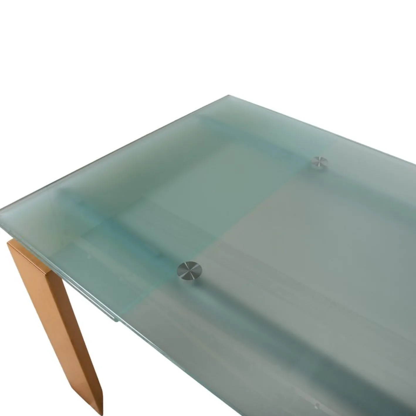 Stelzen Esstisch aus Holz mit Glas von Desalto