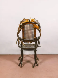 Österreichische Wohnzimmermöbel mit Intarsien, 10 . Set