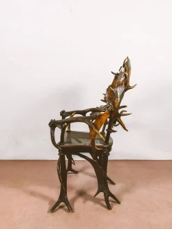 Österreichische Wohnzimmermöbel mit Intarsien, 10 . Set