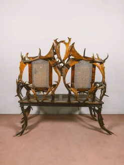 Österreichische Wohnzimmermöbel mit Intarsien, 10 . Set