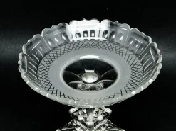 Österreichisch-ungarischer Obstteller aus Silber, 19. Jh