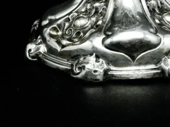 Österreichisch-ungarischer Obstteller aus Silber, 19. Jh