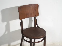 Stühle aus Bugholz mit geschwungenen Rückenlehnen von Mundus, Central Europe, 1920er, 2er Set