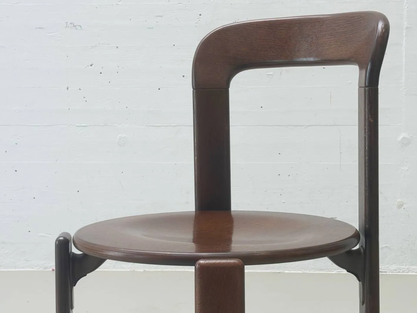 Stühle aus Gebeiztem Holz von Bruno Rey für Dietiker, 1971