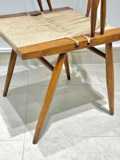 Stühle aus Seegras von Georges Nakashima, 1960er, 4er Set