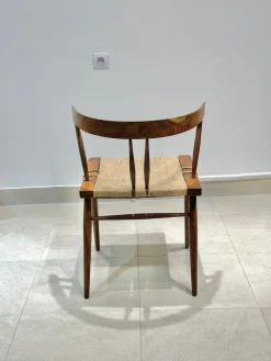 Stühle aus Seegras von Georges Nakashima, 1960er, 4er Set