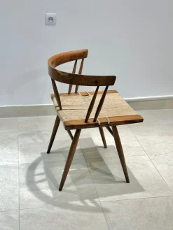 Stühle aus Seegras von Georges Nakashima, 1960er, 4er Set