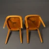 Stühle mit passendem Tisch von Max Ernst Hafeli für Horgen-Glarus, 1920er, 5er Set