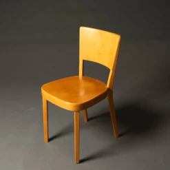 Stühle mit passendem Tisch von Max Ernst Hafeli für Horgen-Glarus, 1920er, 5er Set